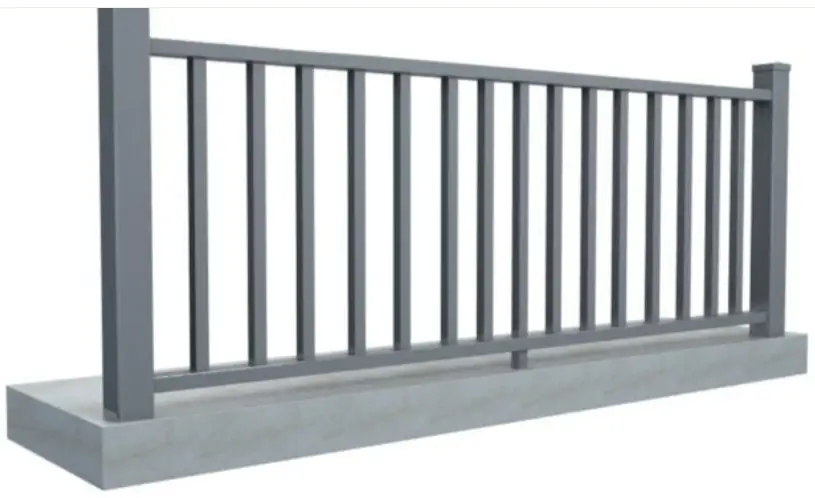 Metforce Hamptons style aluminium balustrade with oversized posts and traditional profile, powder coated, Perth