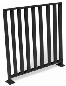 Metforce Magi Alu fully welded aluminium flat bar balustrade, C5 rated, powder coated, Perth