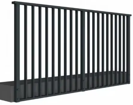 Metforce Magi Alu fully welded aluminium flat bar balustrade, C5 rated, powder coated, Perth