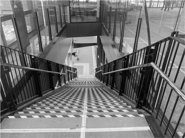 Metforce Magi Stainless fully welded grade 316 stainless steel flat bar balustrade, C5 rated, Perth