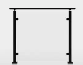 Metforce Semi-Frameless stainless steel and glass balustrade with fin posts and glazing channels, Perth